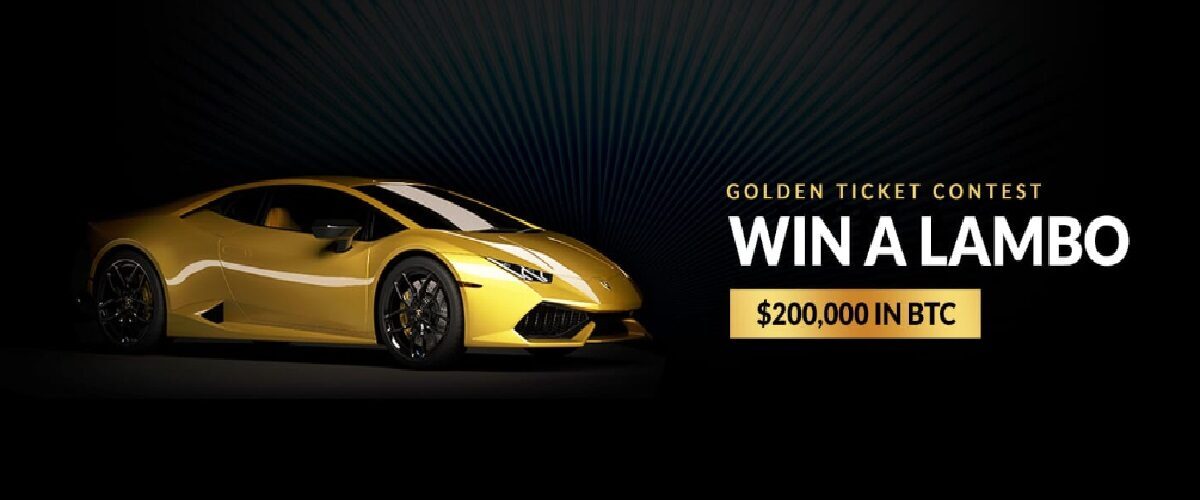 Lamborghini free bitcoin jackpot
